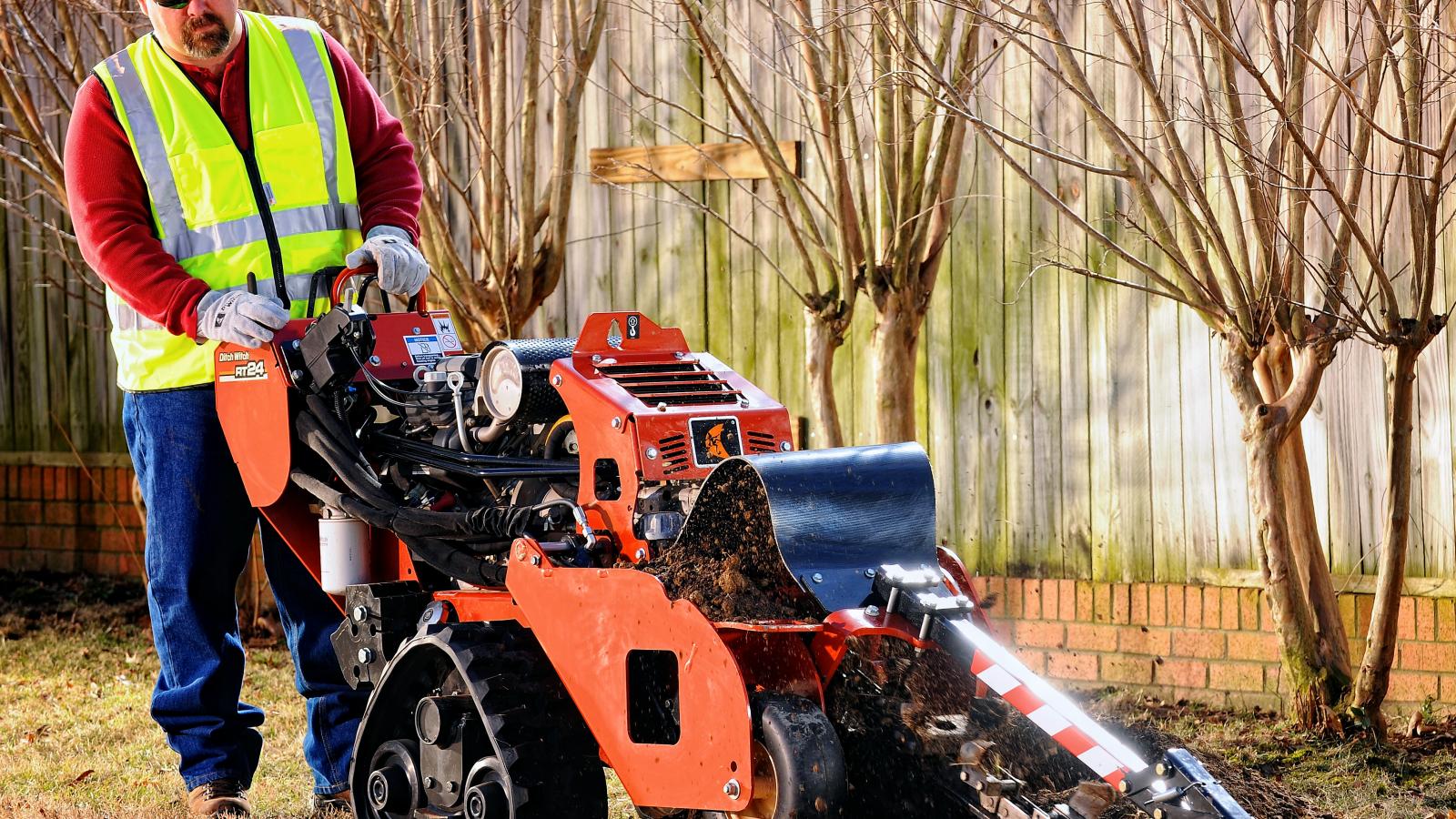 Ditch Witch 36 inch max depth Self Propelled Trencher - RentalZonePA